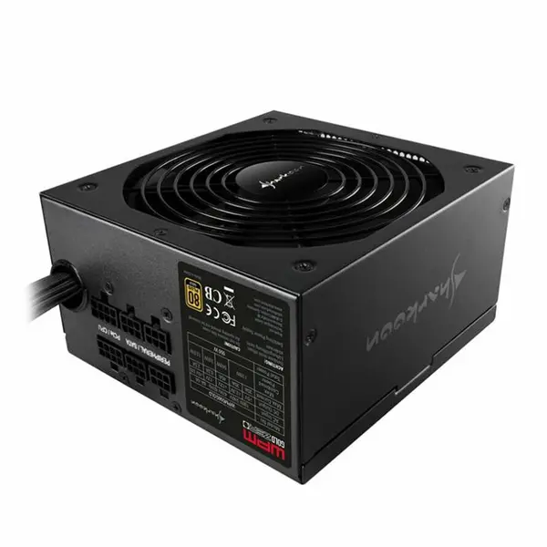 پاور 750 وات Sharkoon مدل WPM Gold ZERO SHARKOON WPM GOLD ZERO 750W POWER