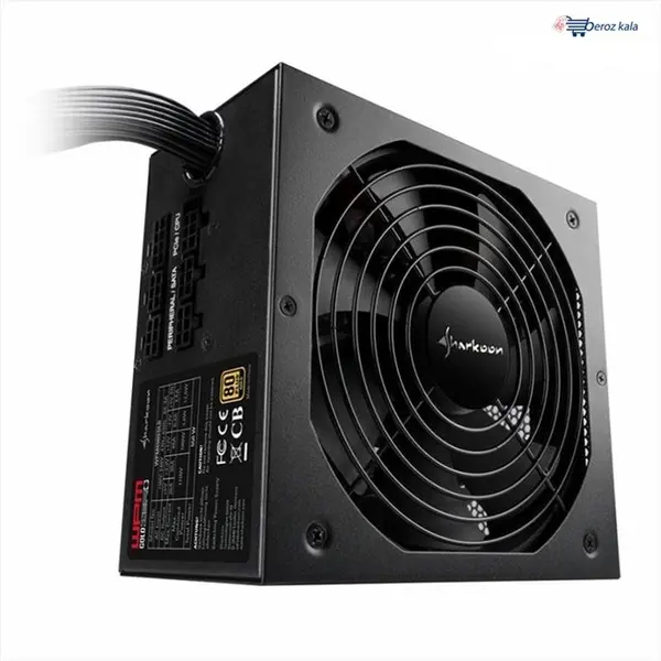پاور 750 وات Sharkoon مدل WPM Gold ZERO SHARKOON WPM GOLD ZERO 750W POWER