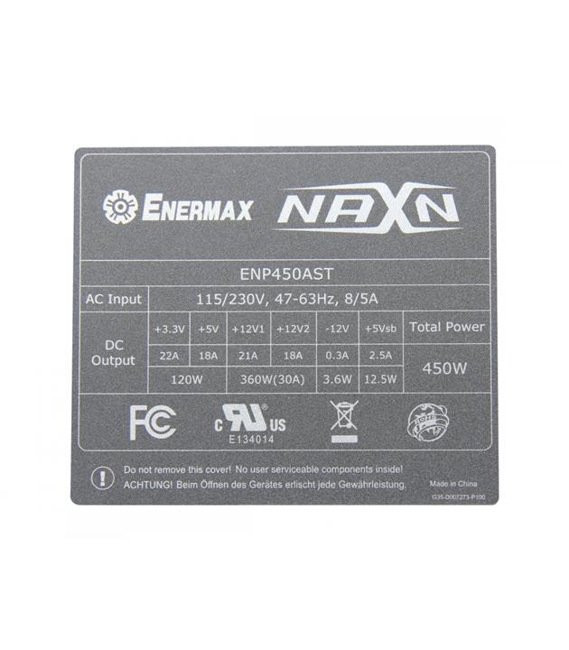 ENERMAX NAXN ENP450AST 450W ATX12V Power Supply