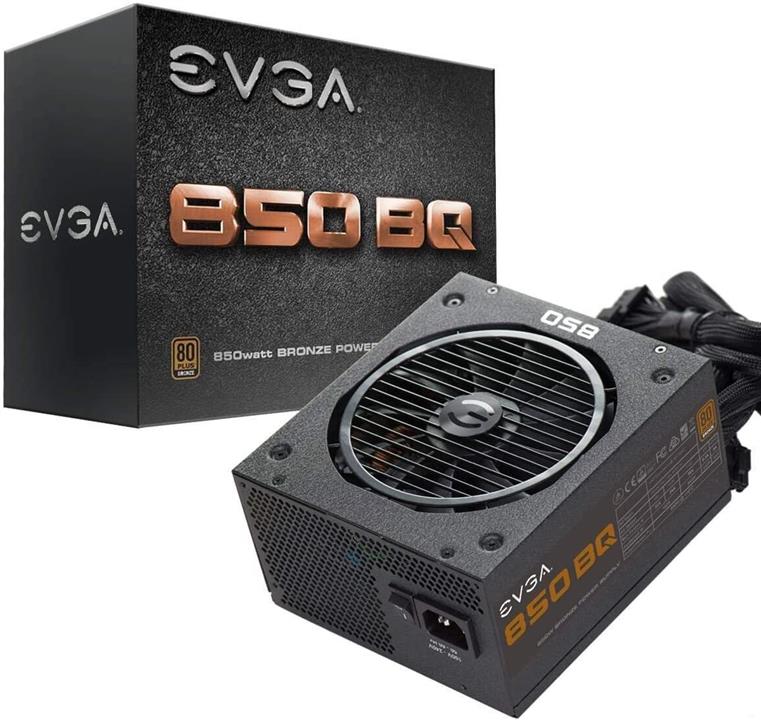 پاور EVGA Power Supply 850 BQ, 80 Plus BRONZE 850W