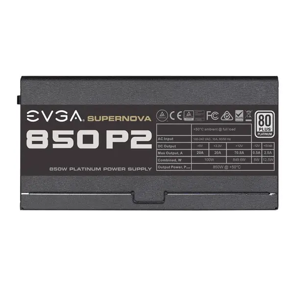 EVGA SuperNOVA 850 P2 Power Supply - 2