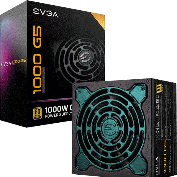 پاور EVGA SuperNOVA 1000 G5 80 Plus Gold EVGA SuperNOVA 1000 G5 80 Plus Gold 1000W Fully Modular, ECO Mode with Fdb Fan