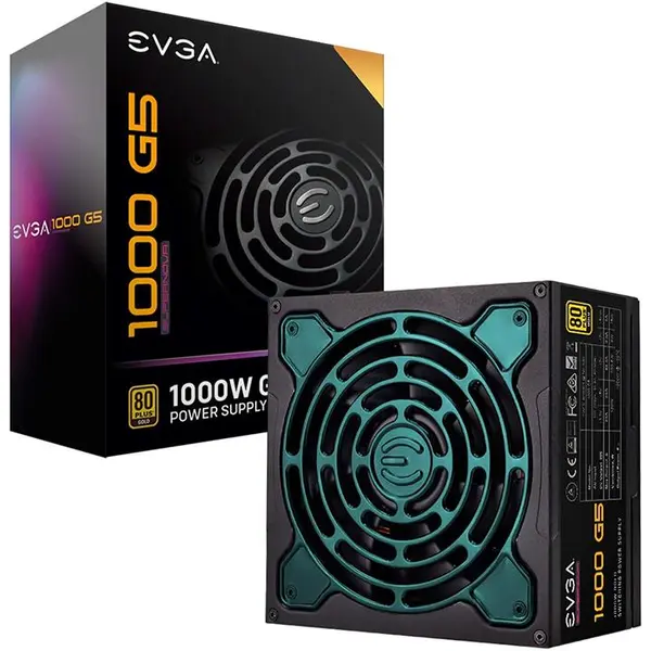 پاور EVGA SuperNOVA 1000 G5 80 Plus Gold EVGA SuperNOVA 1000 G5 80 Plus Gold 1000W Fully Modular, ECO Mode with Fdb Fan