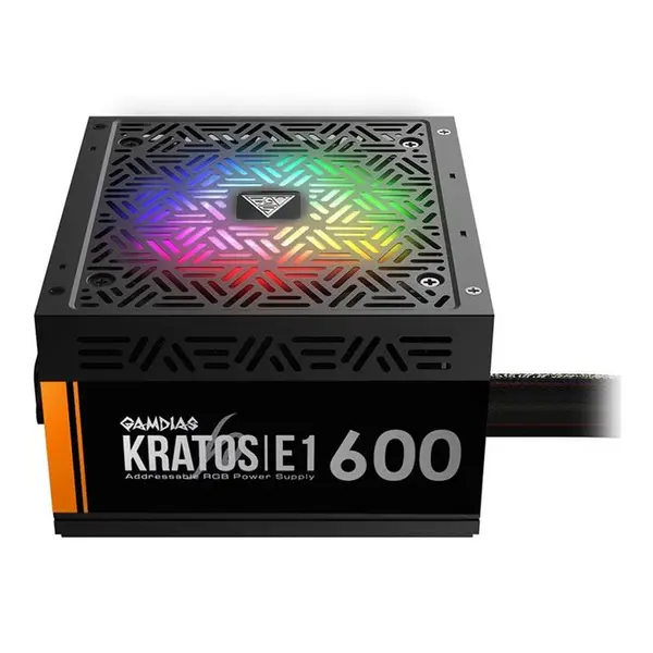 پاور گیمدیاس مدل KRATOS E1-600 توان 600 وات Gamdias KRATOS E1-600 Computer Power Supply