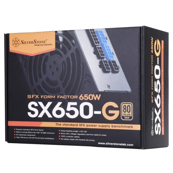 Power: SilverStone SX650 Gold