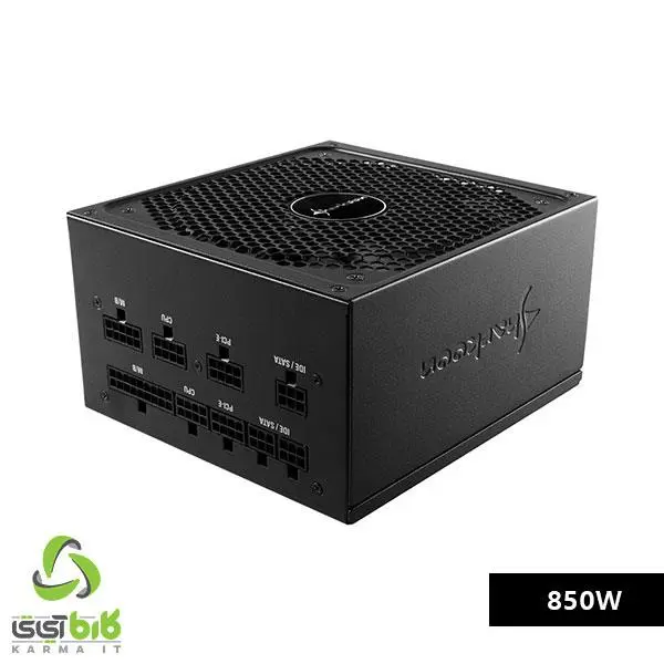 پاور شارکن مدل SilentStorm Cool Zero با توان 850 وات Sharkoon SilentStorm Cool Zero 850W Gold Power Supply