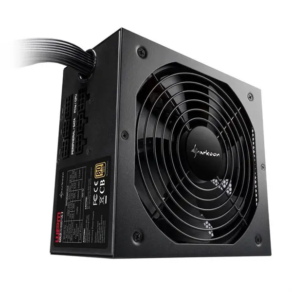 پاور شارکن مدل WPM Gold ZERO با توان 550 وات Sharkoon WPM Gold ZERO 550W Power Supply