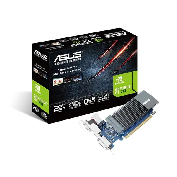 کارت گرافیک ایسوس مدل جی تی 710 اس ال 2 جی دی 5 با حافظه 2 گیگابایت ASUS GT710-SL-2GD5 Graphics Card - 2