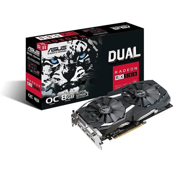 کارت گرافیک 8 گیگابایت Asus مدل DUAL-RX580-O8G ASUS DUAL-RX580-O8G 8GB GDDR5 256BIT GRAPHICS CARD - 3