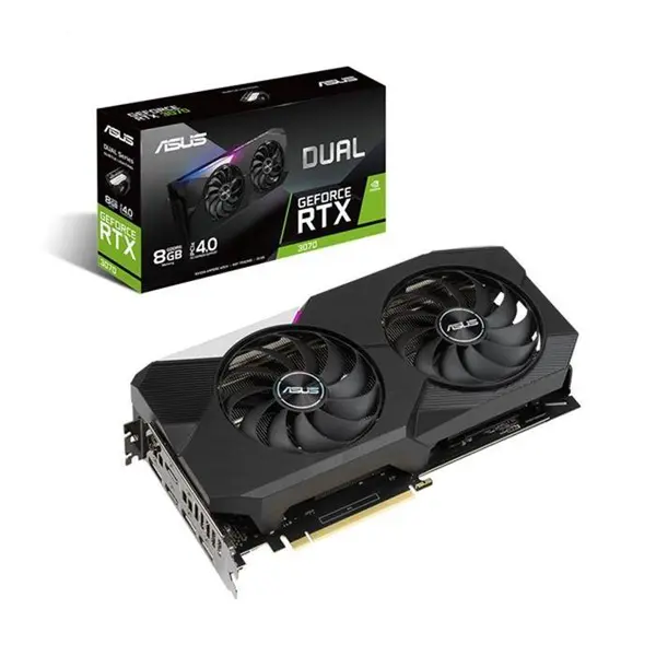 کارت گرافیک 8 گیگابایت Asus مدل DUAL-RTX3070-8G Asus DUAL RTX 3070 8G GAMING Graphics Card - 3