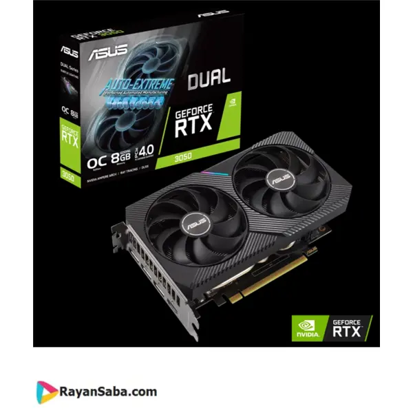 ASUS Dual GeForce RTX 3050 OC Edition 8GB GDDR6 Graphics Card