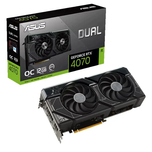 کارت گرافیک ایسوس مدل ASUS Dual GeForce RTX 4070 OC Edition