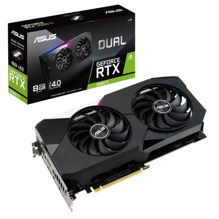 ASUS Dual GeForce RTX 3060 Ti LHR 8GB Gaming Graphics Card