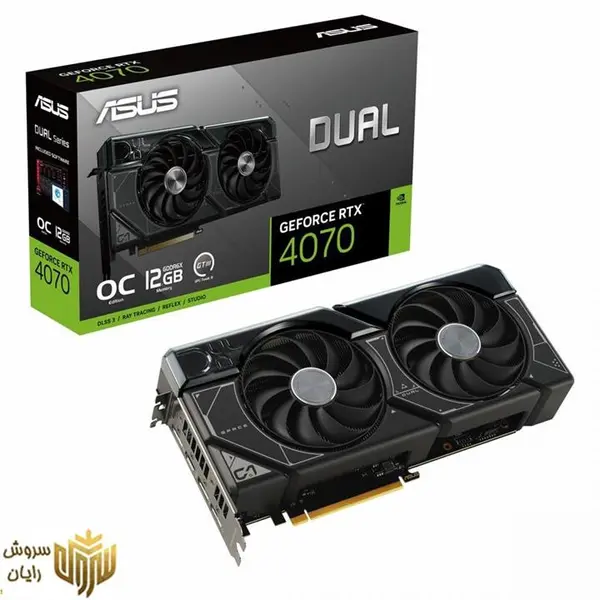 کارت گرافیک ایسوس مدل ASUS Dual RTX 4070 O12G – Black