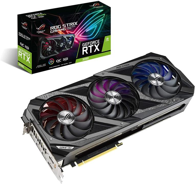 کارت گرافیک برند ایسوس مدل Asus ROG Strix RTX 3090 OC Edition 24GB- زمان تحویل 2 تا 3 هفته کاری