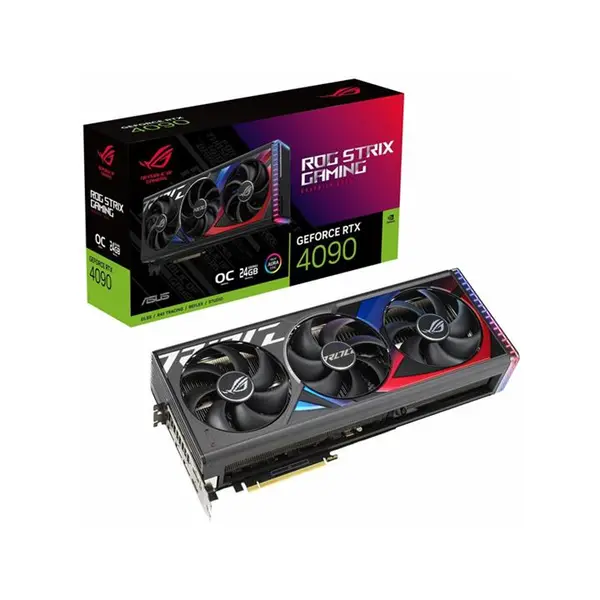 کارت گرافیک Asus ROG Strix LC GeForce RTX 4090 OC ASUS ROG Strix LC GeForce RTX 4090 OC Edition 24GB GDDR6X Graphics Card - 4