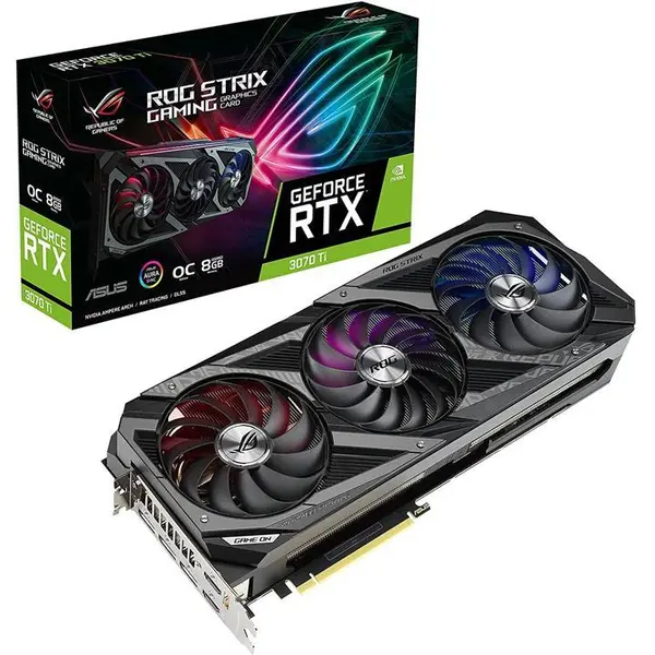 کارت گرافیک ایسوس مدل ASUS ROG STRIX RTX3070TI O8G GAMING Graphics Card: Asus ROG Strix RTX 3070 TI OC Gaming 8GB - 3