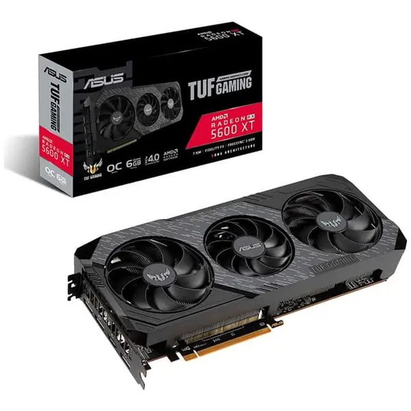 کارت گرافیک ASUS مدل TUF 3-RX5600XT-T6G-EVO-GAMING ASUS TUF Gaming X3 Radeon RX 5600 XT 6GB Video Card GAMING - 4
