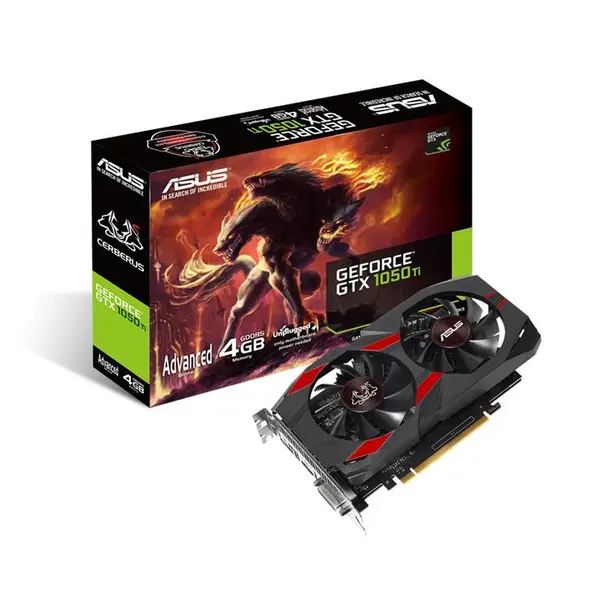 کارت گرافیک ایسوس مدل CERBERUS-GTX1050TI-A4G ASUS CERBERUS-GTX1050TI-A4G Graphics Card - 4