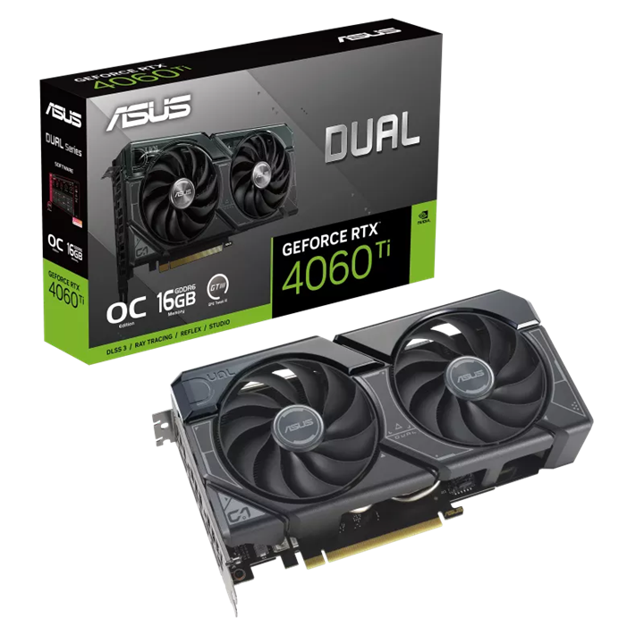 ASUS Dual GeForce RTX™ 4060 Ti OC Edition 16GB Graphics Card