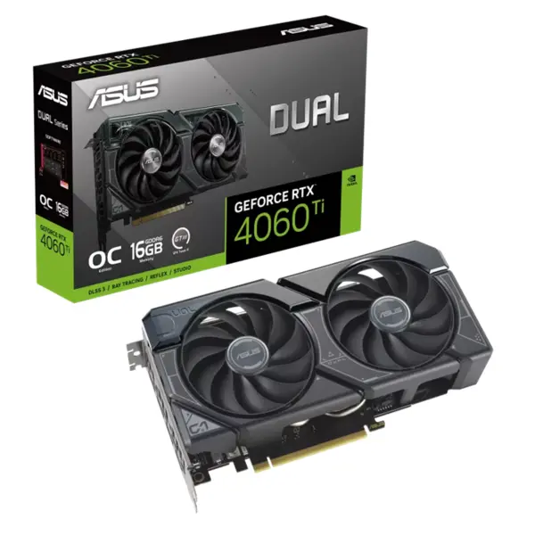 ASUS Dual GeForce RTX™ 4060 Ti OC Edition 16GB Graphics Card