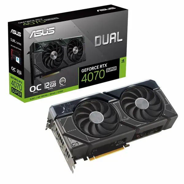 کارت گرافیک ایسوس GeForce RTX 4070 SUPER DUAL OC