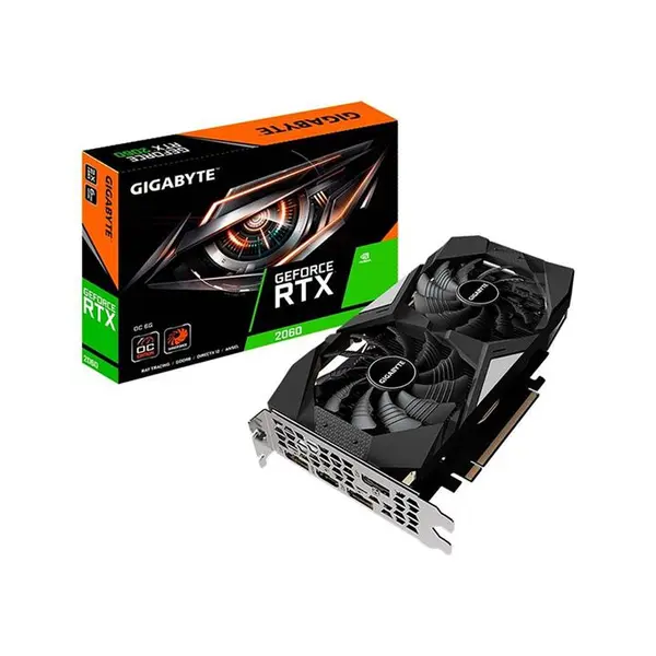 کارت گرافیک گیگابایت مدل Gigabyte GeForce RTX2060 OC 6G Asus GeForce RTX 2060 OC Edition 6GB Graphics Card - 2
