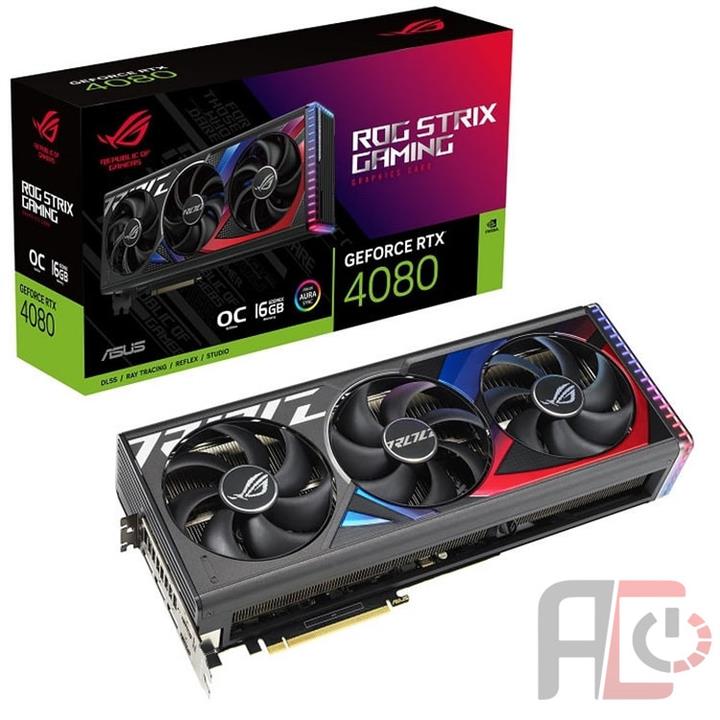 Graphics Card: Asus ROG Strix RTX 4080 OC Gaming 16GB