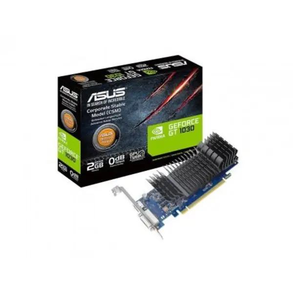 کارت گرافیک ایسوس مدل GT 1030 2GB ASUS GeForce GT 1030 2GB GDDR5 HDMI DVI Graphics Card - 2