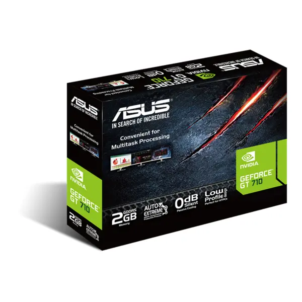 کارت گرافیک ایسوس GT710-SL-2GD5-BRK GT710-SL-2GD5-BRK GDDR5 2GB Graphics Card - 5