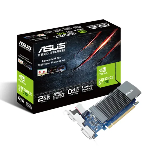 کارت گرافیک ایسوس GT710-SL-2GD5-BRK GT710-SL-2GD5-BRK GDDR5 2GB Graphics Card - 3