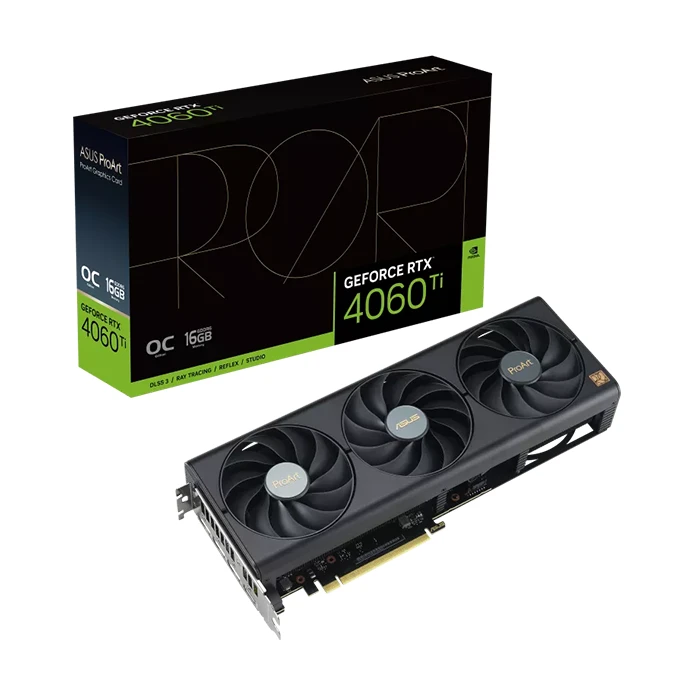 ASUS ProArt GeForce RTX 4060 TI OC Edition 16G GDDR6 Graphics Card