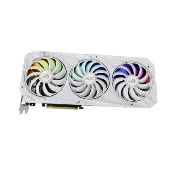 کارت گرافیک ایسوس مدل ROG Strix GeForce RTX 3070 White OC Edition ASUS ROG Strix GeForce RTX 3070 8GB GDDR6 OC White Edition Graphics Card - 2