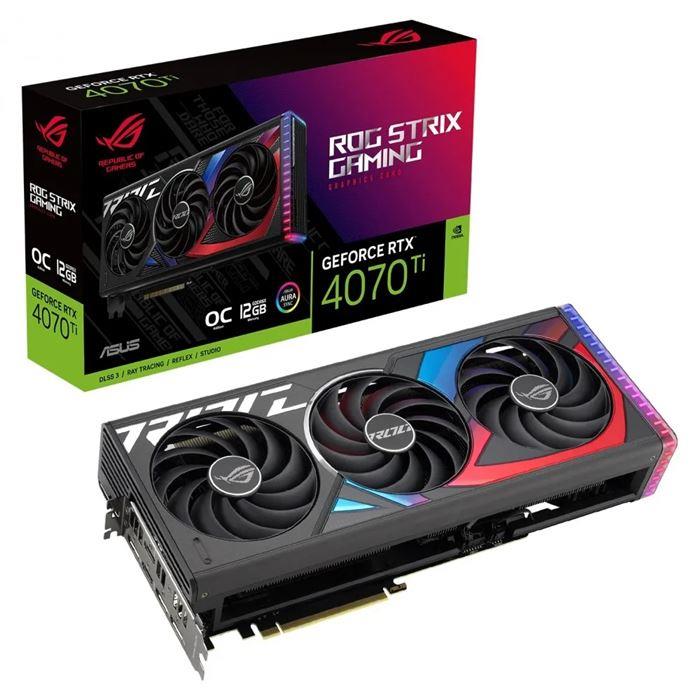 asus ROG STRIX RTX 4070 Ti O12G GDDR6X Graphics Card