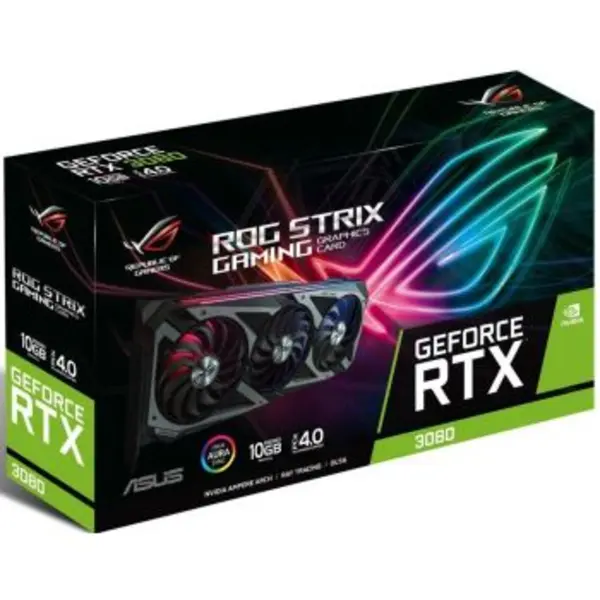 کارت گرافیک ایسوس مدل ROG-STRIX-RTX3080-O10G-GAMING حافظه 10 گیگابایت Asus ROG-STRIX-RTX3080-O10G-GAMING Graphics Card - 4