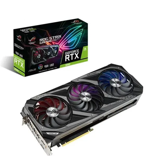 کارت گرافیک ایسوس مدل ROG-STRIX-RTX3080-O10G-GAMING حافظه 10 گیگابایت Asus ROG-STRIX-RTX3080-O10G-GAMING Graphics Card - 5