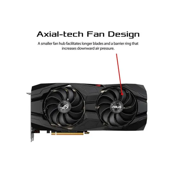 کارت گرافیک ایسوس مدل ROG-STRIX-RX۵۵۰۰XT-O۸G-GAMING با حافظه ۸ گیگابایت Asus ROG-STRIX-RX5500XT-O8G-GAMING Graphics Card - 3