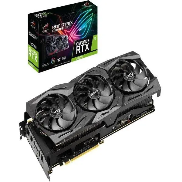 کارت گرافیک گیگابایت RTX2080TI-GAMING-OC VGA: Asus ROG Strix RTX 2080 Ti OC Gaming 11GB - 5