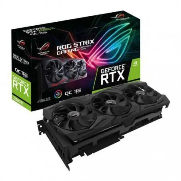 کارت گرافیک گیگابایت RTX2080TI-GAMING-OC VGA: Asus ROG Strix RTX 2080 Ti OC Gaming 11GB - 4