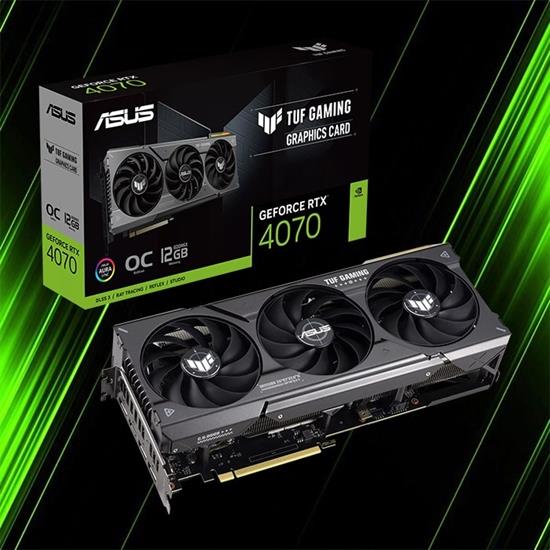 Graphics Card: Asus TUF RTX 4070 OC Gaming 12GB