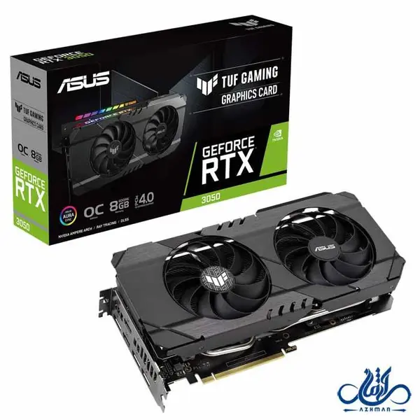 کارت گرافیک ایسوس TUF Gaming 3050 OC 8G D6 ASUS TUF Gaming GeForce RTX 3050 OC Edition 8GB GDDR6 Graphics Card
