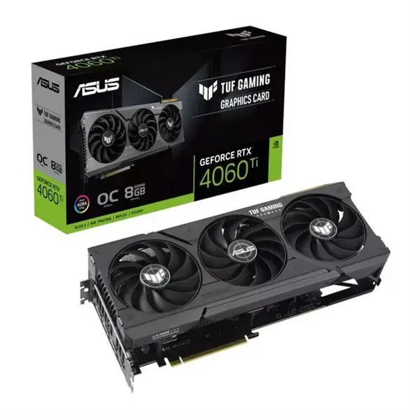 کارت گرافیک ایسوس Tuf Gaming GeForce RTX 4060 TI 8GB GDDR6 OC Edition ASUS TUF Gaming GeForce RTX 4060 Ti 8GB GDDR6 OC Edition Graphics Card - 2