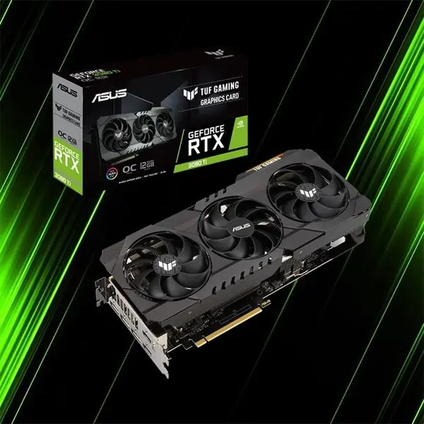 کارت گرافیک ایسوس TUF Gaming GeForce RTX 3080 Ti O12G Edition ASUS TUF-RTX3080TI-O12G-GAMING GDDR6X Graphics Card - 5