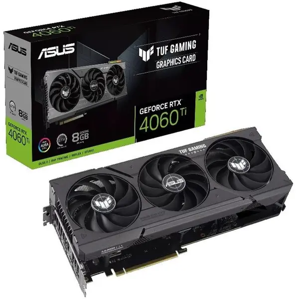 کارت گرافیک ایسوس Tuf Gaming GeForce RTX 4060 TI 8GB GDDR6 OC Edition ASUS TUF Gaming GeForce RTX 4060 Ti 8GB GDDR6 OC Edition Graphics Card - 5