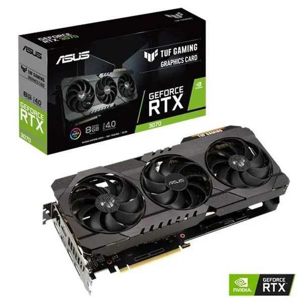 کارت گرافیک ایسوس مدل TUF RTX3070 GAMING با حافظه 8 گیگابایت Asus TUF RTX3070 8G GDDR6 GAMING Graphics Card - 5