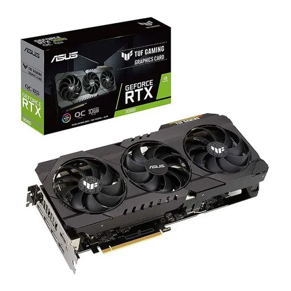 کارت گرافیک ایسوس مدل TUF RTX3080 O10G GAMING با حافظه 10 گیگابایت Asus TUF RTX3080 O10G GAMING Graphics Card - 4