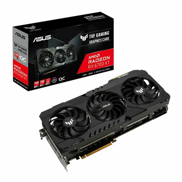 کارت گرافیک ایسوس TUF RX6700XT O12G GAMING Graphics Card: Asus TUF RX 6700 XT OC Gaming 12GB - 5
