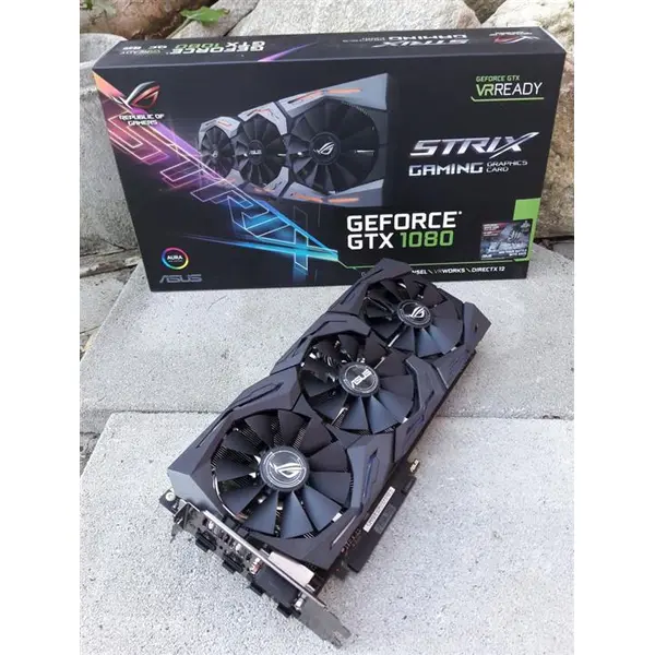 VGA: Asus ROG Strix GTX 1080 OC Advanced Gaming DCIII 8GB - 3
