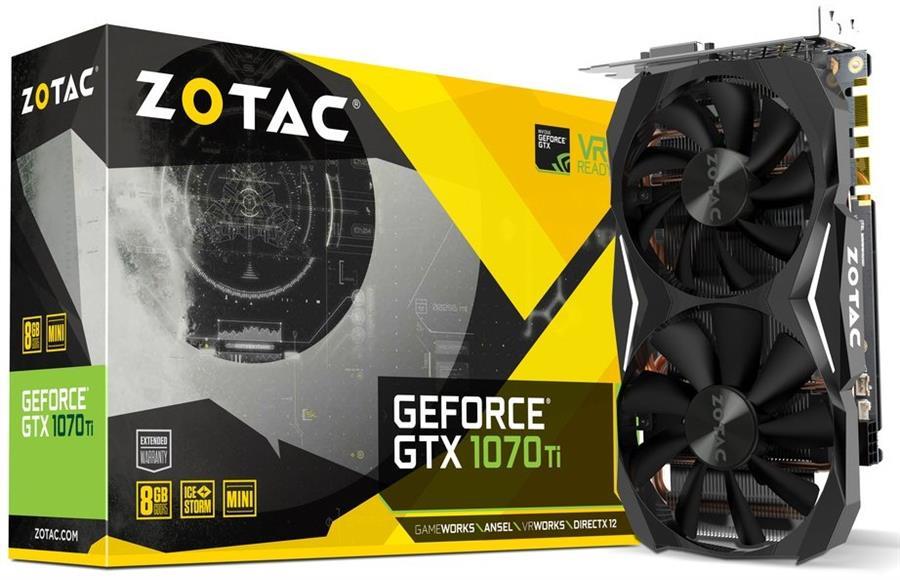 Zotac ZT-P10710G-10P GTX 1070 Ti Mini 8GB Graphics Card