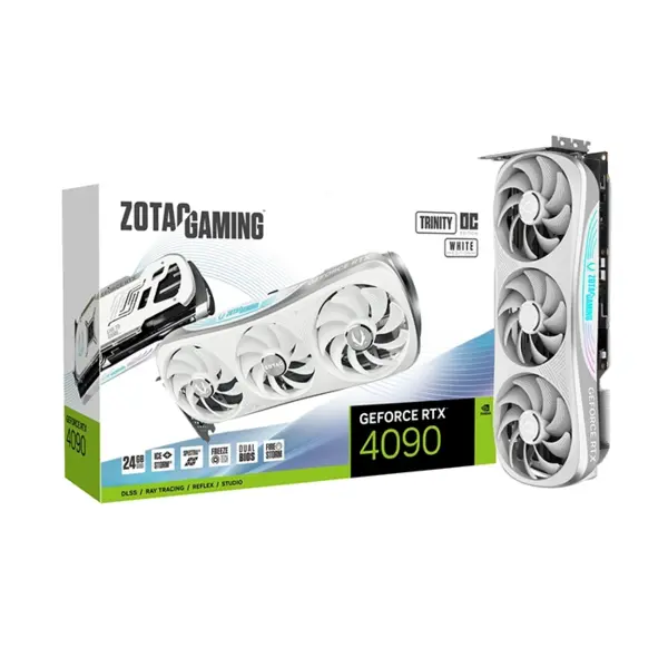 Zotac GAMING GeForce RTX 4090 Trinity OC 24GB White Edition Graphics Card